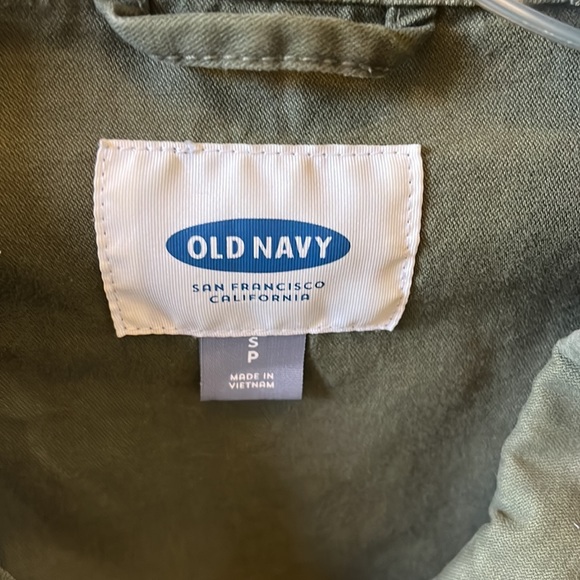 Old Navy army green jacket, women’s small. Super cute with jeans or slacks. - Picture 2 of 6